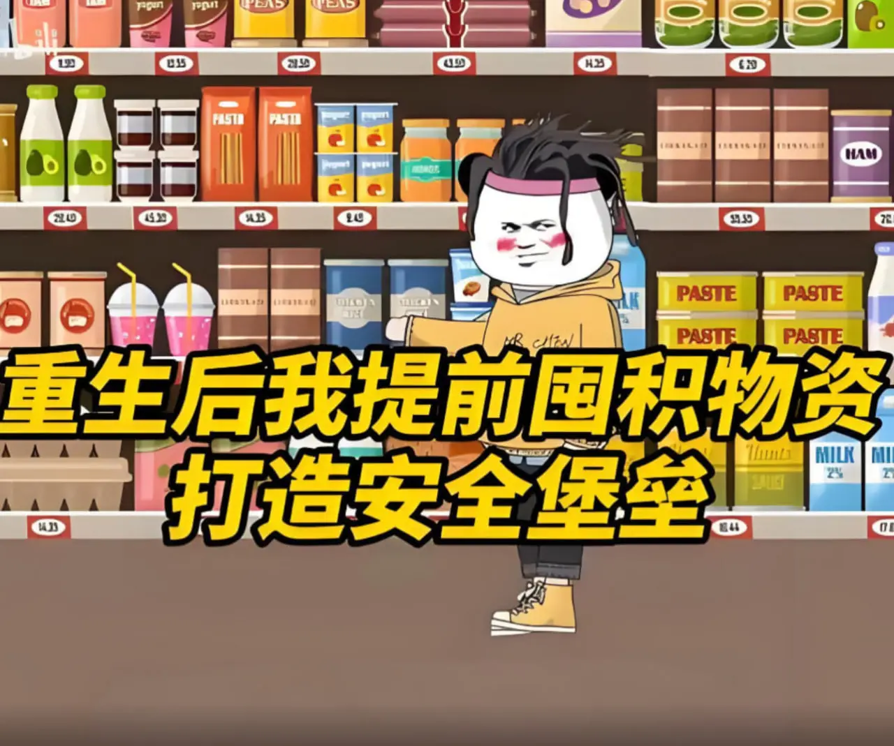 末世洪水重生：囤物资建堡垒，看我如何逆天改命，守护家人！